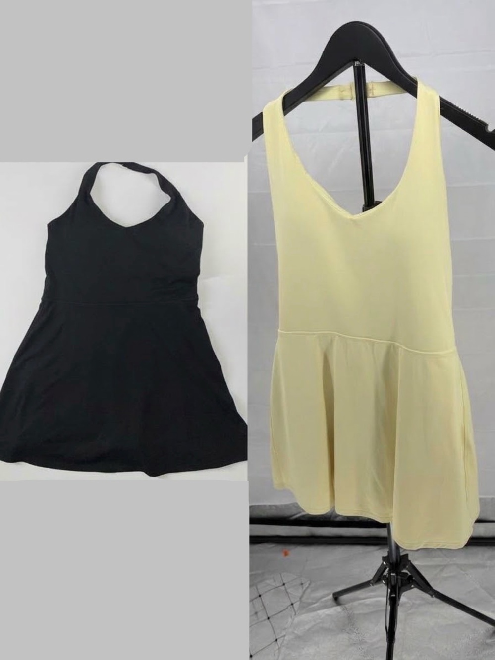 Bundle Of 2 Fabletics PureLuxe Halter Mini Dress size L